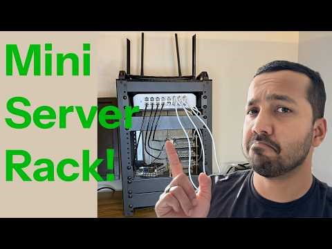 This Mini Server Rack Looks Amazing... But It's Useless Without a 3D Printer!
