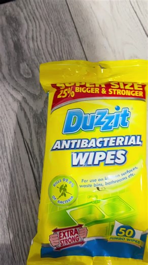 Duzzit antibacterial wipes #wipes#cleaning#dailyroutine