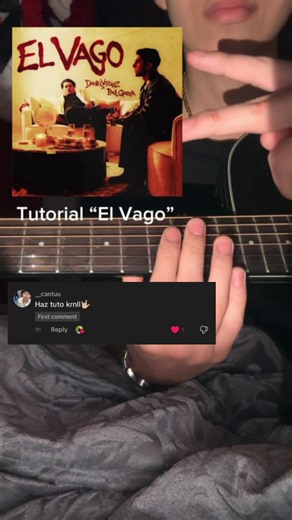 Tutorial de El Vago - Daniel Vazquez, Paul Garcia #tutorial #guitarra #fyp #parati #corridostumbados @__cantuu 🫡🫡
