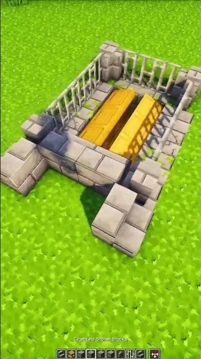 Simple Gravestone build in Minecraft🪦⚰️