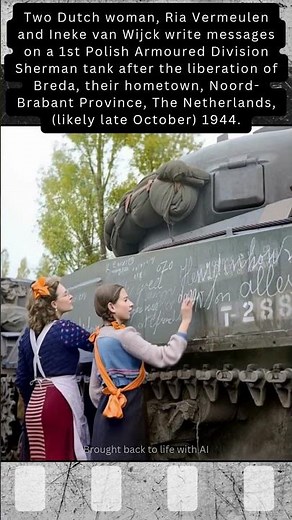 The Day Breda Was Freed – Dutch Women Celebrate Liberation in 1944 🇳🇱