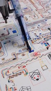 144K views · 2.9K reactions | Very Satisfying & Infinitely Complex Drawings 勞 by the Algorithmic Visual Artist Lost Pixels #art | Fubiz | Facebook