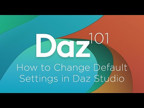 Daz 3D Tutorial: How to Change Default Settings in Daz Studio