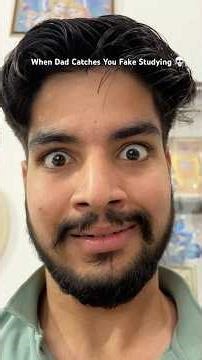 When Dad Catches You Fake Studying 💀😭 #shorts #comedy