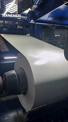 Color Coated Aluminum Coil Uncoiling Process | Smooth & Precise Decoiling in Factory