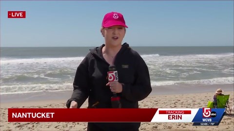 'Biggest waves ever seen' at Nantucket's Cisco Beach