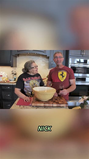Nonna Pina vs. The Camera: Funniest Eggplant Parm Bloopers! 🍆🤣 #shorts | Metal Chopping Block