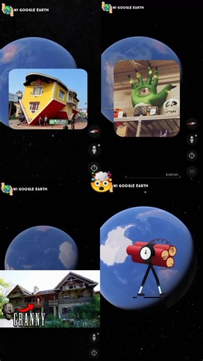 4 Creepy Places Found 🤯In Google Maps And Google Earth 🌎#shots #googleearth #n1googleearth