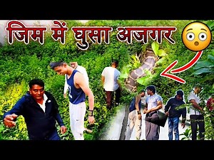जिम में घुसा अजगर 😱😯 || जिम में अजगर 😯 ||python In Gym 😯|| python resque|| tufani engineer||
