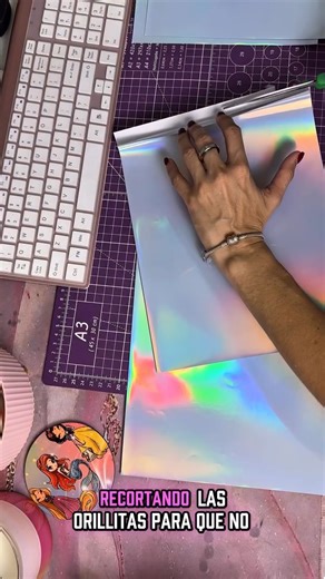 3.6K views · 22 reactions | ✨ Big sign, small printer! Yes, you can print large format at home — no industrial machine needed.  With Holographic Printable Vinyl and @genecreations13 , you’ll get vibrant colors + a pro finish every time Paper link: https://bit.ly/47Y6toG | A-SUB | Facebook