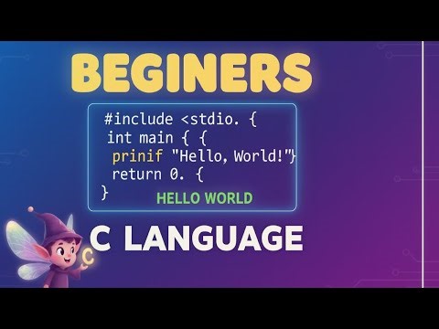 C Programming for beginners: The first easiest program (#c #coding #helloworld #beginners )