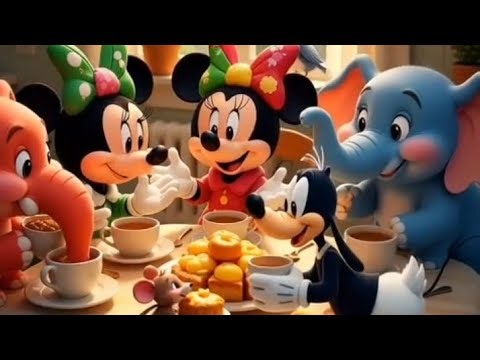 Title: Magical Lunch with Mickey, Minnie & Friends 🐭✨🐘