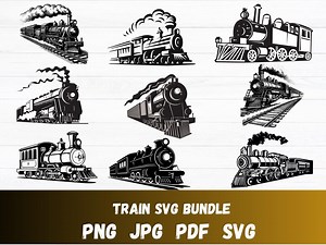 TRAIN SVG, Train Clipart, Train Svg Cut File for Cricut, Mountain Svg, Steam Train Svg File - Etsy