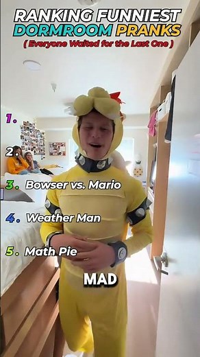 Ranking the FUNNIEST College Dorm Pranks #ranking