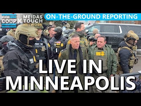 LIVE STOP ICE INVASION Protest as Trump TARGETS Top Minnesota Dems