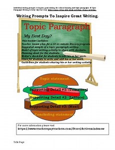 Topic Paragraph Writing "My Best Day!"