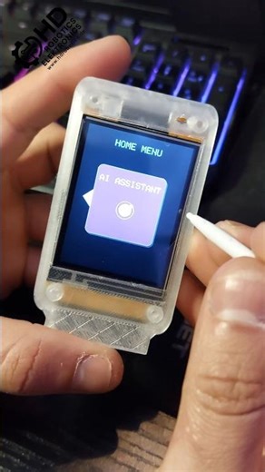 my CYD esp32 cheap yellow screen Firmware yure by HD Robotics has AI Assistant with TTS #AI #esp32