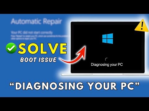 FIX Windows 11/10 Boot Issue Stuck on Diagnosing Your PC (100% Working)