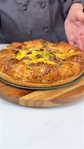 Breakfast Croissant Pie #fblifestyle | Robyn Q