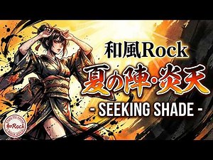 【和風Rock】猛暑の清涼！「夏の陣・炎天 - SEEKING SHADE -」｜和風・BGM・熱い・爽快感・疾走感・歌あり・フリーBGM【Japanese Rock】