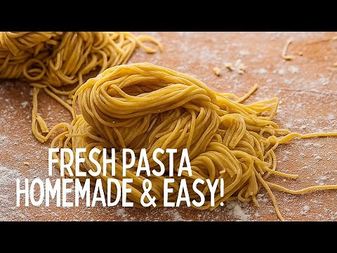 How to Make Fresh Pasta at Home | Easy Homemade Pasta Recipe