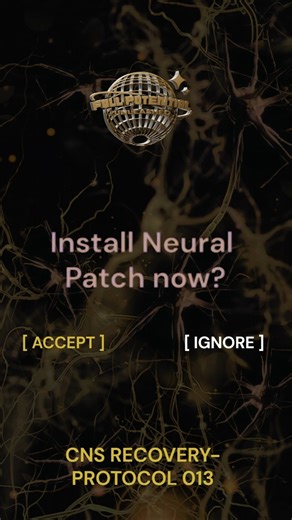 INSTALL NEURAL PATCH? 🔱 Protocol 013: CNS Recovery #shorts