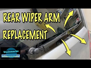 How to replace rear wiper arm on Grand Caravan VW Routan (EP 263) 2008 to 2020