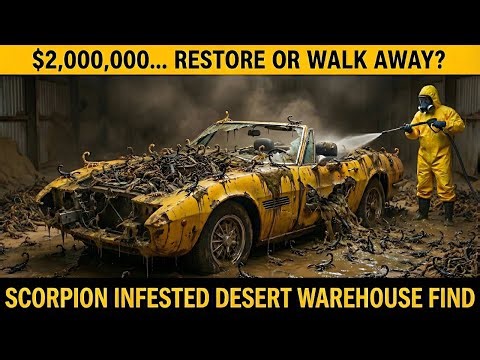 Restoring 1970 Maserati Ghibli Found in a Desert Warehouse (Scorpion Infested)