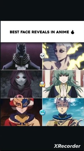 Best Anime Face Reveals 😈🔥 #shorts