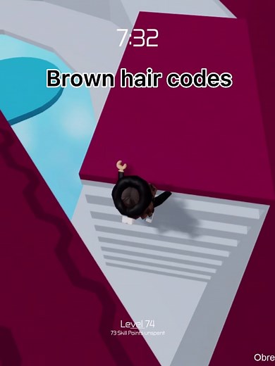 Brown hair codes! #roblox#bloxburg#hair#brown#IDcode#toh
