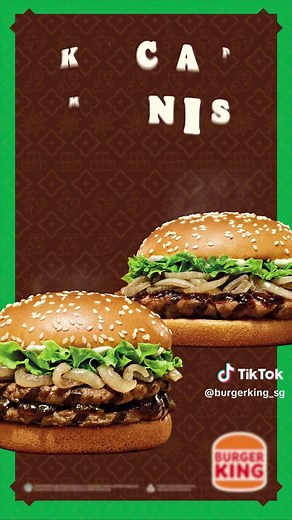 Delicious Burger with Sweet Kecap Manis Sauce