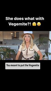 This aussie is crazy!! #bushbarbie #australia #funny #reels #raygun #fyp #viral #vegemite #cooking #nikkiosborne #chrishemsworth | Nikki Osborne