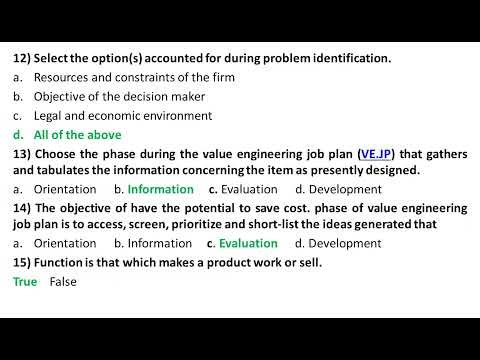 NPTEL MCQ on product design and development