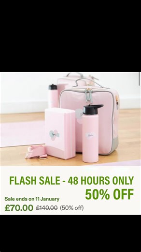 Flash Sale: 50% Off Yoga Mat and Kit for 48 Hours