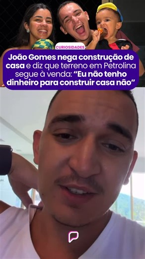 PORTAL DOS ARTISTAS on Instagram: "Sem dinheiro para obra! Após a circulação de notícias de que teria aprovado um projeto para construir uma casa, João Gomes negou a informação e esclareceu a situação. “Eu não tenho dinheiro para construir casa não. O terreno tá lá em Petrolina, quem quiser comprar. A casa que eu peguei agora é dois quartos só e é para curtir o Natal com a família, uma casa bem simpleszinha”, afirmou o cantor. Siga o @portaldosartistasoficial e acompanhe mais conteúdos! 📹 Insta
