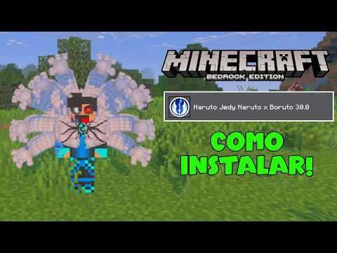 COMO INSTALAR O ADDON DO NARUTO JEDY V30 ATUALIZADO !! (Minecraft Bedrock)
