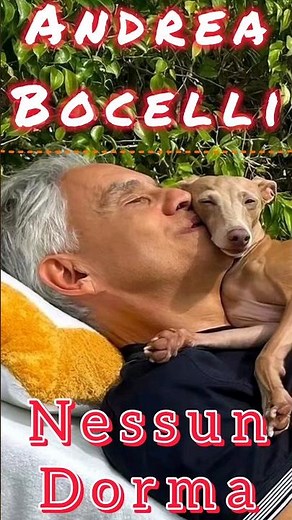 Andrea Bocelli sings "Nessun Dorma"