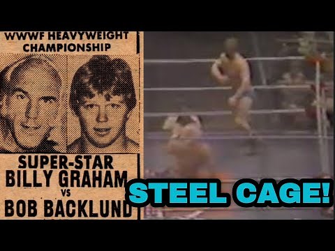 Only Known Footage of Bob Backlund vs Superstar Billy Graham WWWF Title Steel Cage Match | 4/24/1978
