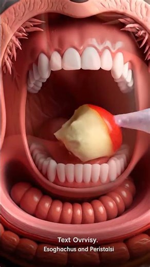 Inside the Female Body The Complete 3D Journey of an Apple’s Digestion