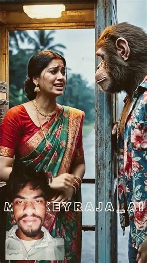 Monkey Brought A iPhone For His Mom #iphone​ #aishorts​