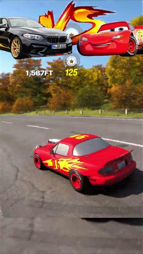 Lightning McQueen vs BMW M2 Competition Coupé 😱#viral #trending #caredit #mcqueen #fh6 #gaming