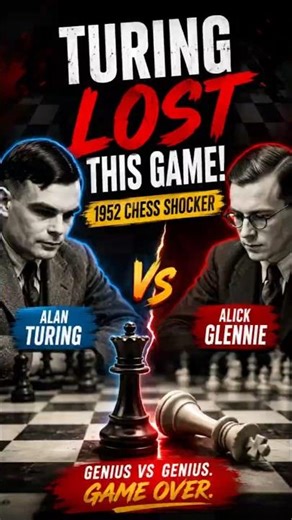 Alan Turing LOST This Chess Game… Before AI Even Existed 😳
