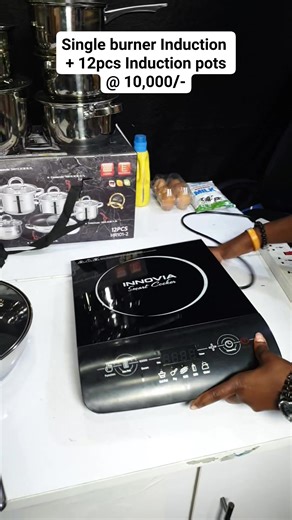 拾Everyone is shifting to INDUCTION COOKING; don't be left out! ​INNOVIA INDUCTION COOKING COMBO @ Ksh 10,000 (single Induction Cooker & 12PCS Induction Cookware Set) ​Why Upgrade to Induction Cooking Today? ✅Convenience. Hassle-free cooking ✅ Safety. No open flame or fumes/ cool cooktop surface/ smart features ✅ Stylish and Modern: A sleek upgrade for any kitchen counter. ✅Speed. It's very fast ​ Call or WhatsApp us now on 0720 162 132 | Innovia Shop | Facebook