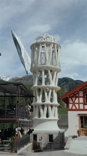 Sika Corporate Channel on Instagram: "Standing 30m tall in the Swiss mountains in Mulegns, Tor Alva is the world’s tallest 3D-printed tower. Tor Alva demonstrates how digital design and sustainable materials can shape the future of construction. We are proud to have supported this innovative project in every stage together with ETH, from 3D-printed formwork to advanced sealing and bonding. Copyright: ETH Zürich, DBT"