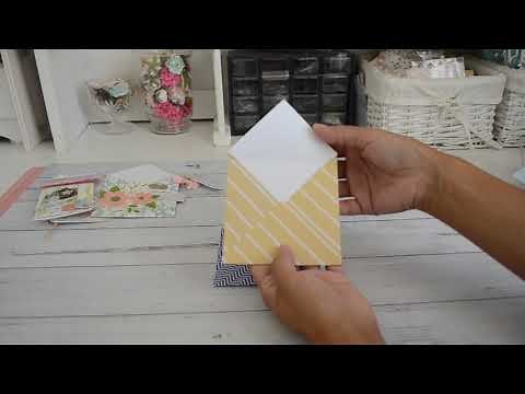6x6 Paper | Two Style of Envelopes | No Punchboard | How To
