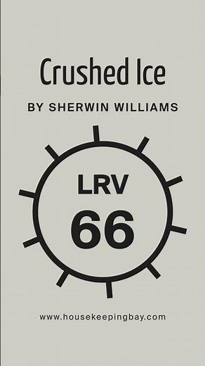 Crushed Ice SW 7647 | White Paint | Coordinating Colors, Trim, Colors That Go With & Undertones