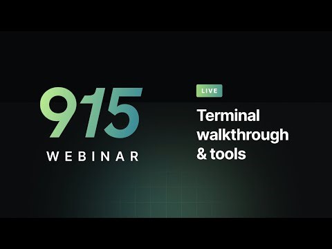 Getting Started with 915 – Live Webinar