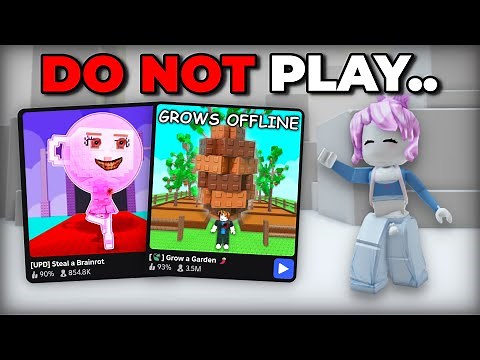 NEVER PLAY These DISTURBING Roblox GAMES..