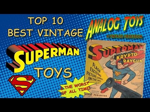 Top 10 Best Vintage Superman Toys - Superman Action Figure Collection