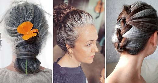 Gorgeous Gray Hairstyles to Try while Growing Out Gray Hair!